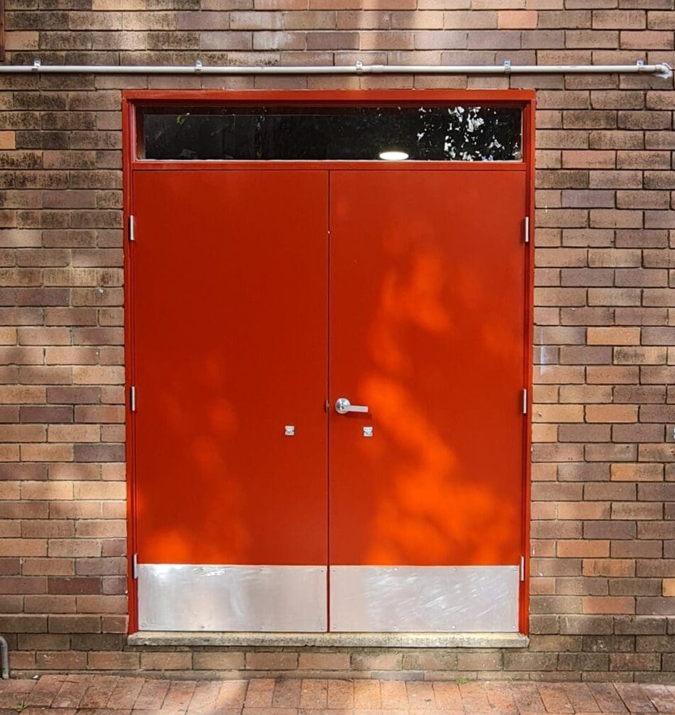Solid timber door installed by Rosemont Carpentry