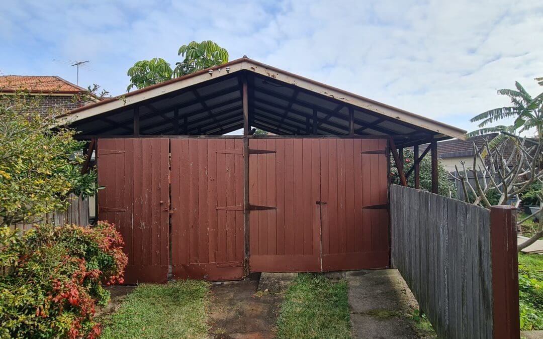 Garage Asbestos Walls – Ashfield NSW