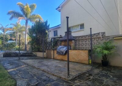 Pergola Asbestos Roof and Ceiling – Castle Cove NSW